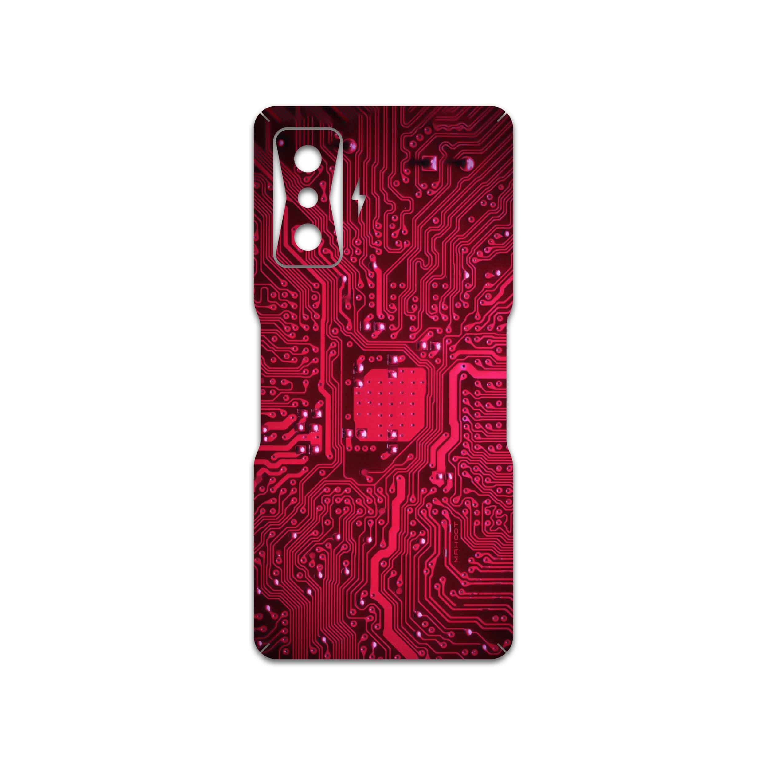 برچسب پوششی ماهوت مدل Red-Printed-Circuit-Board مناسب برای گوشی موبایل شیائومی Poco F4 GT 5G