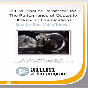 Practice Parameter for the Performance of Obstetric Ultrasound Examinations: Step-by-Step Video Tutorial at 18€ - کتاب پزشکی بهار