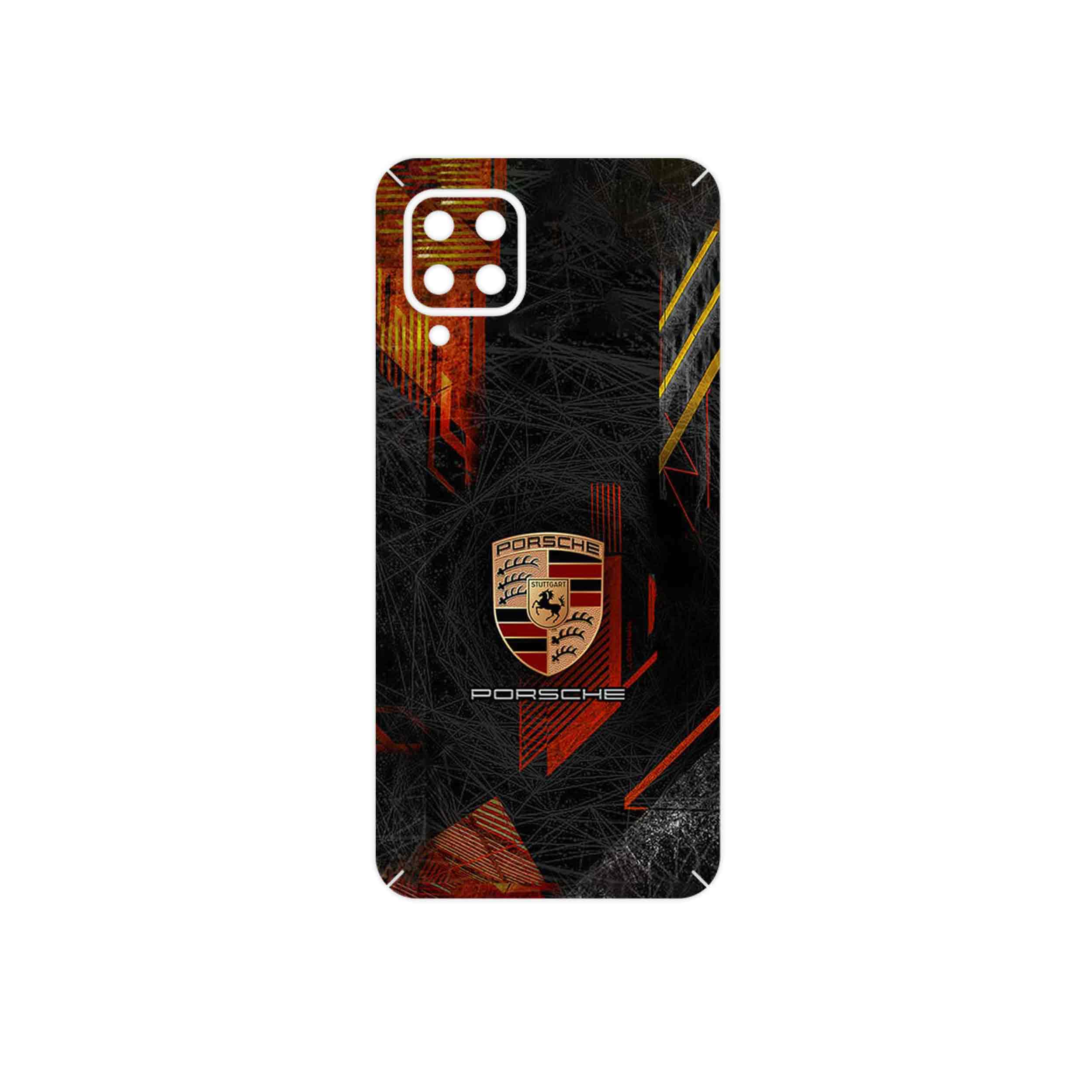 برچسب پوششی ماهوت مدل Porsche_Logo مناسب برای گوشی موبایل سامسونگ Galaxy F22
