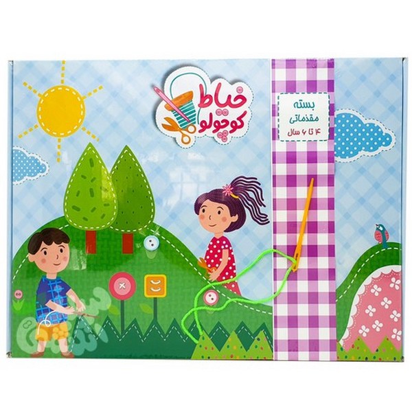 بازی فکری خیاط کوچولو ( بسته مقدماتی 4 تا 6 سال ) - کتاب‌فروشی کوچه کتاب