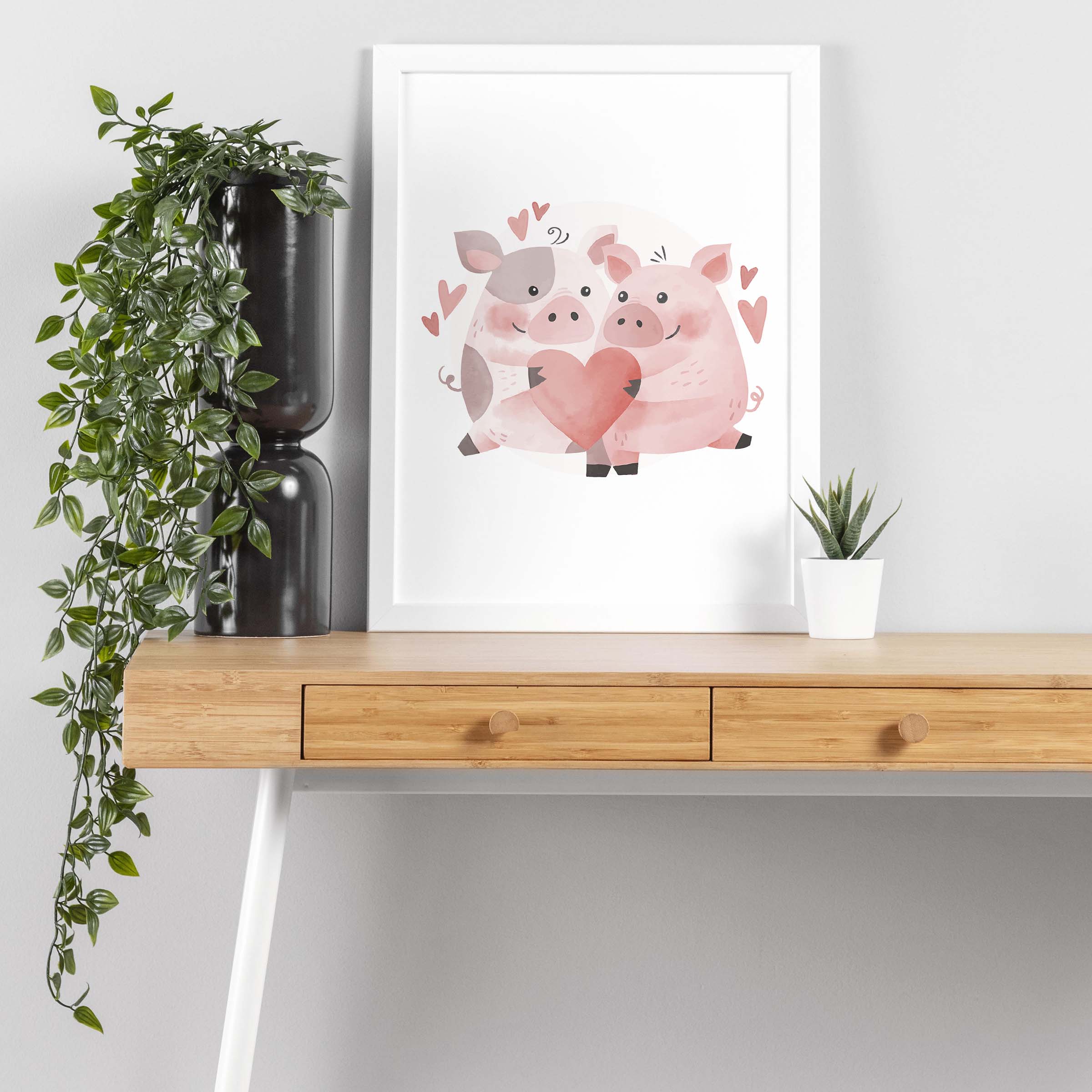 تابلو طرح خوک WVNIE2