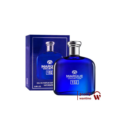 عطر ادکلن مردانه پولو آبی مارکویی کالکشن کد 152 (Marque Collection Ralph Lauren Polo Blue) حجم 25 میل
