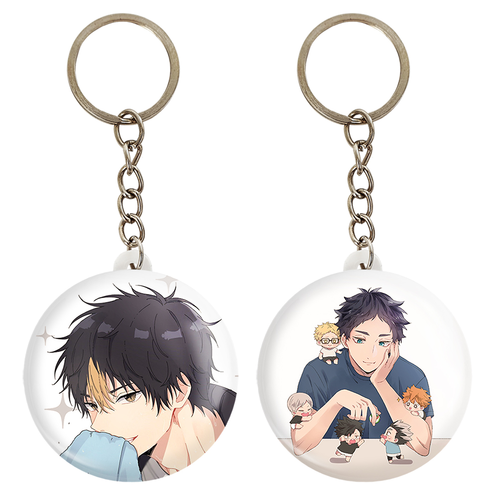 جاکلیدی خندالو مدل تیم کاراسونو و نیشینویا یو انیمه هایکیو Haikyu کد 1779817792 مجموعه 2 عددی