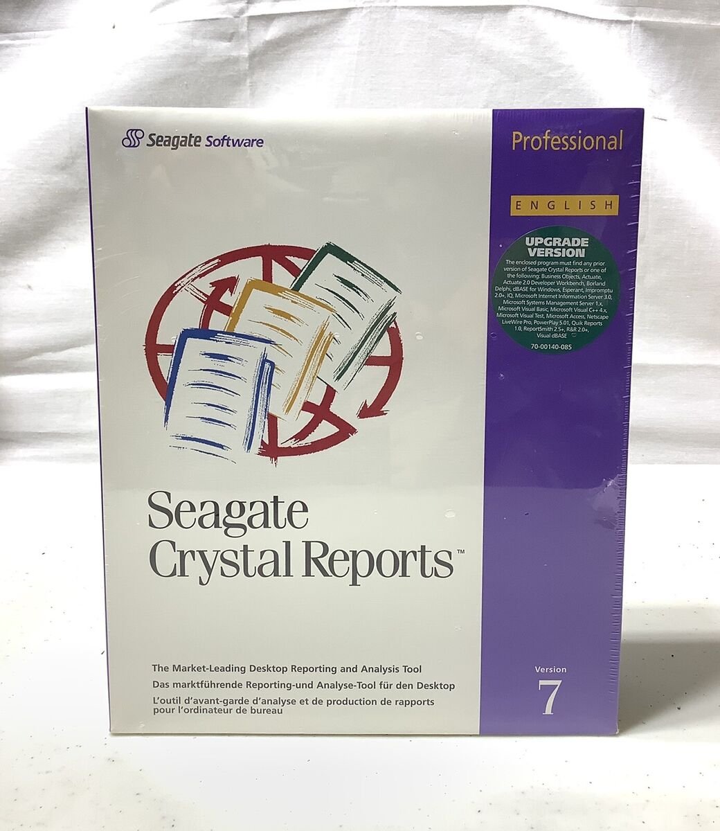 نرم افزار ویندوز Seagate Crystal Reports 9.2.2.634 Professional Edition