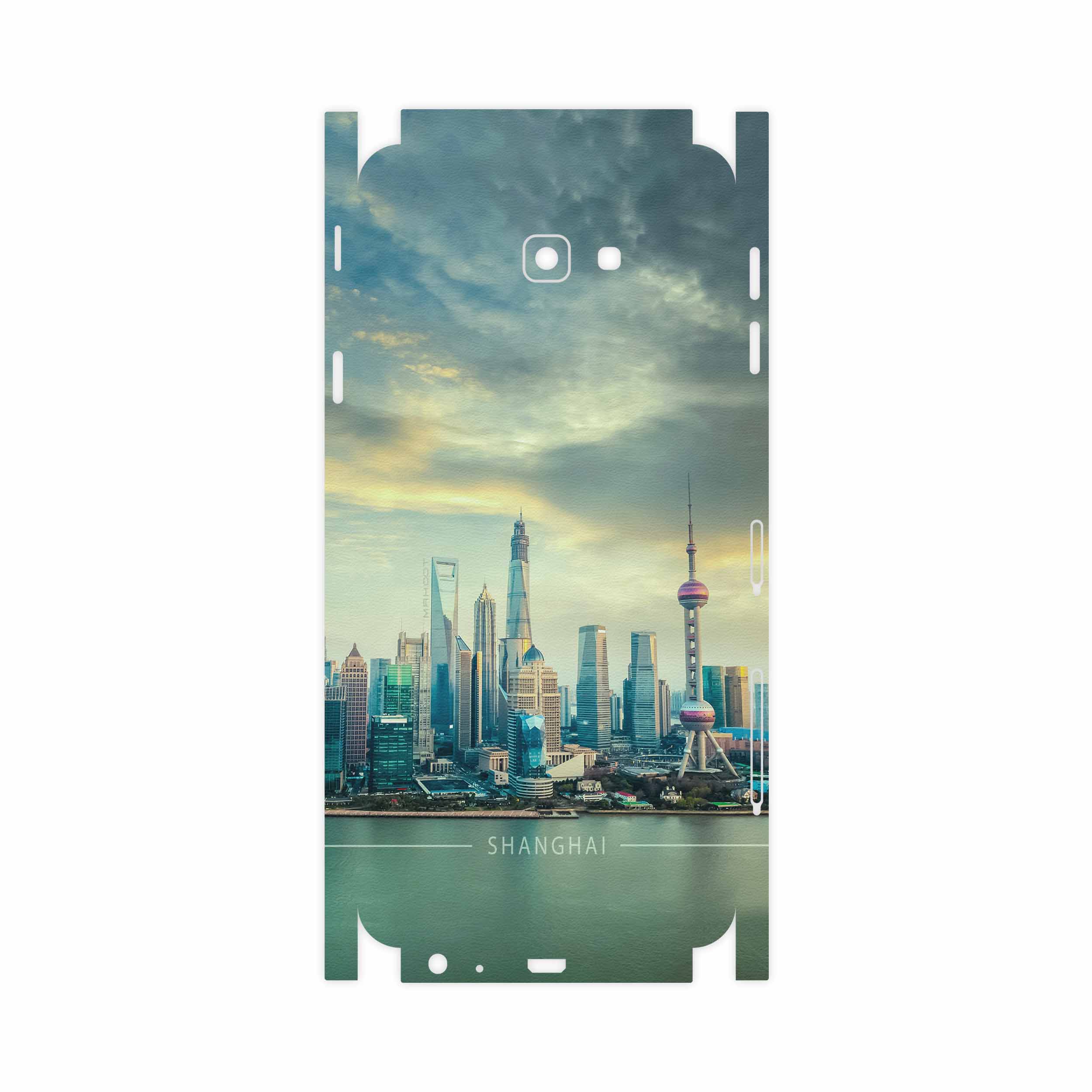 برچسب پوششی ماهوت مدل Shanghai City-FullSkin مناسب برای گوشی موبایل سامسونگ Galaxy J4 Plus