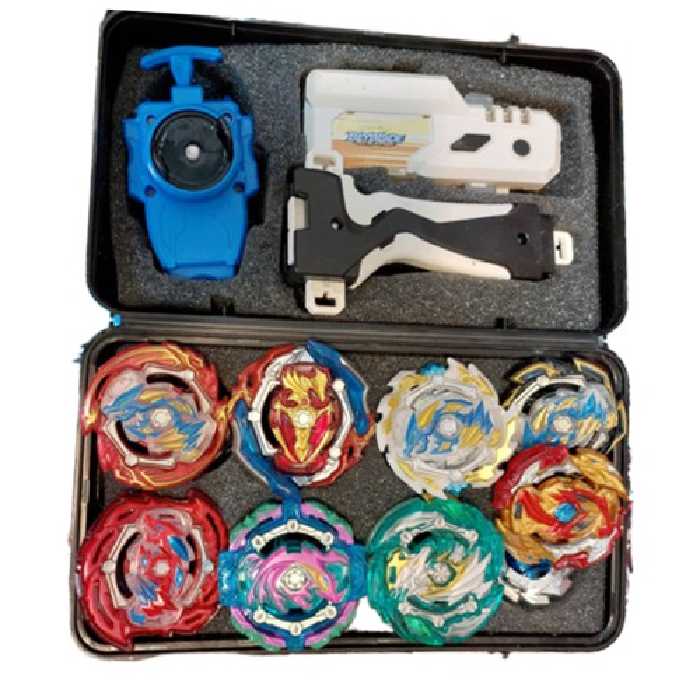 فرفره انفجاری مدل چمدونی مجموعه 8 عددی کد2