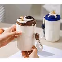 تراول ماگ لاکچری هوشمند(دماسنج دار) برند COFFEE