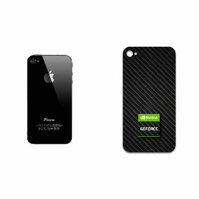 برچسب پوششی ماهوت مدل Nvidia Brand مناسب برای گوشی موبایل اپل iPhone 4s