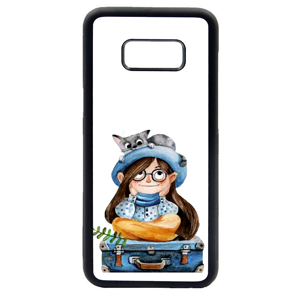 کاور طرح دخترانه مدل 0418 مناسب برای گوشی موبایل سامسونگ galaxy s8