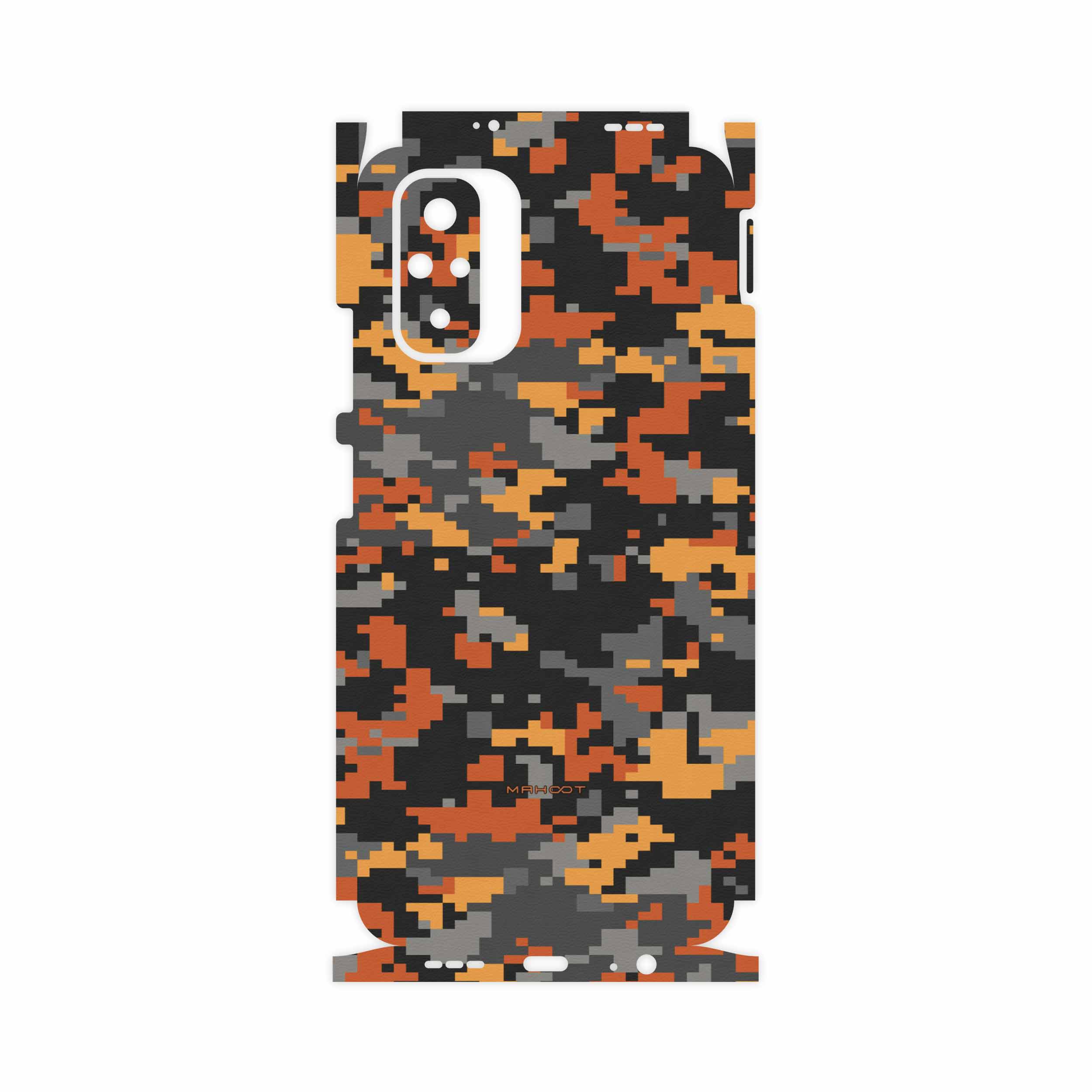 برچسب پوششی ماهوت مدل Army-Autumn-pixel-FullSkin مناسب برای گوشی موبایل شیائومی Redmi Note 10s
