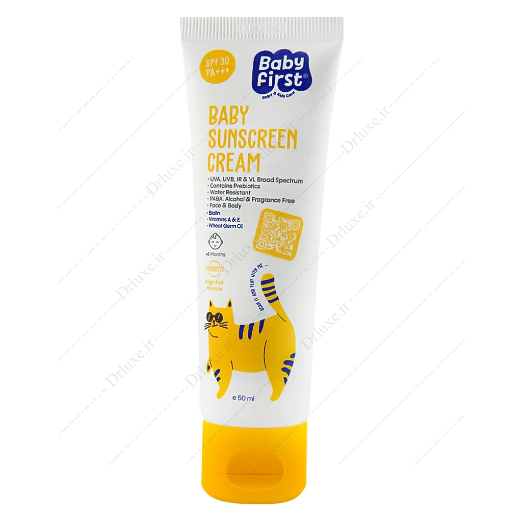 کرم ضد آفتاب SPF30 کودک بیبی فرست 50 میلی لیتر