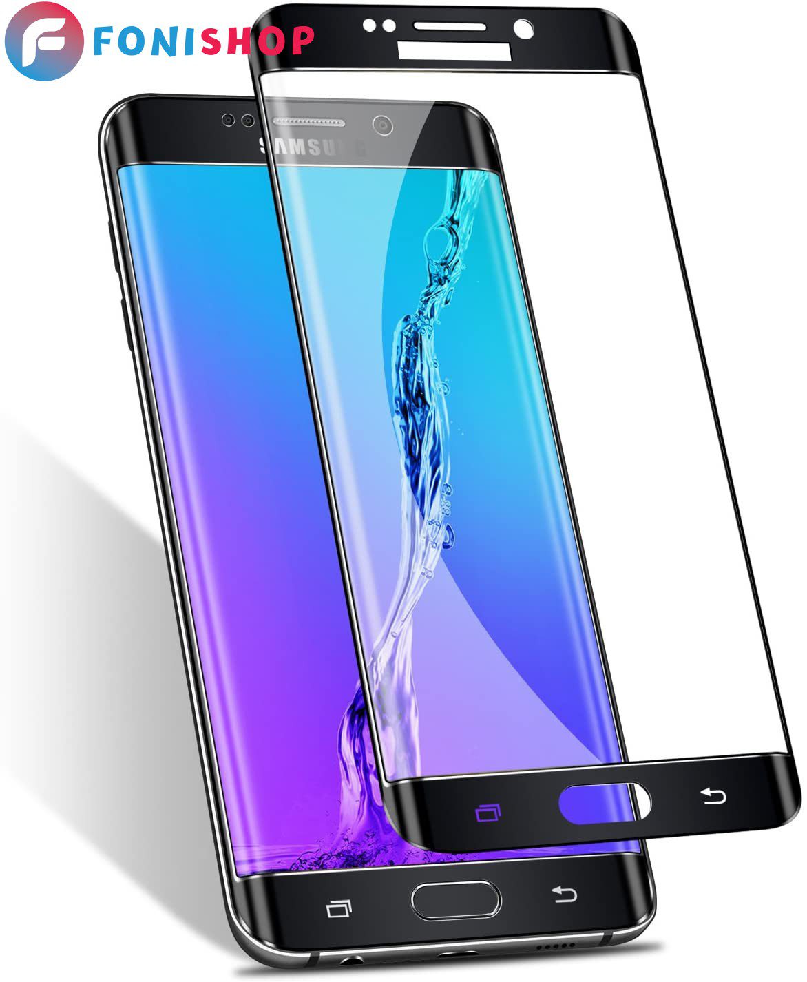 گلس محافظ صفحه نمایش فول تمام صفحه سامسونگ Samsung S6