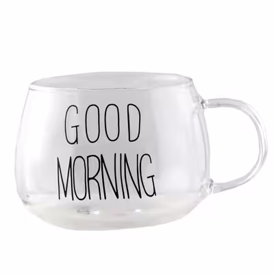 لیوان مدل GOOD MORNING کد H137
