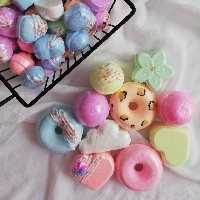 کوکتل پا کوکتل فانتزی کوکتل خامه ای 80 گرمی کوکتل  رنگی رنگی