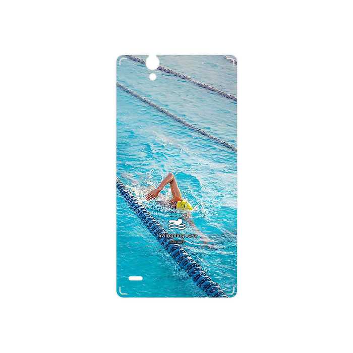 برچسب پوششی ماهوت مدل Swimming مناسب برای گوشی موبایل سونی Xperia C4