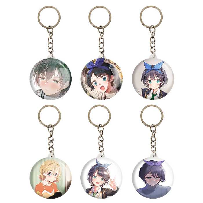 جاکلیدی خندالو مدل انیمه کانوجواوکاری Kanojo Okarishimasu کد 1018A مجموعه 6 عددی