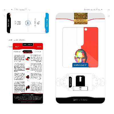 برچسب پوششی ماهوت مدل 1 Collage of Steve Jobs مناسب برای گوشی موبایل ال جی G2