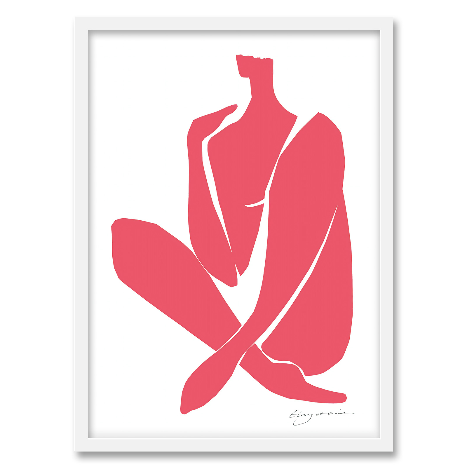 تابلو فورنیمو مدل فیگور ابسترکت و مینیمال کد 107W