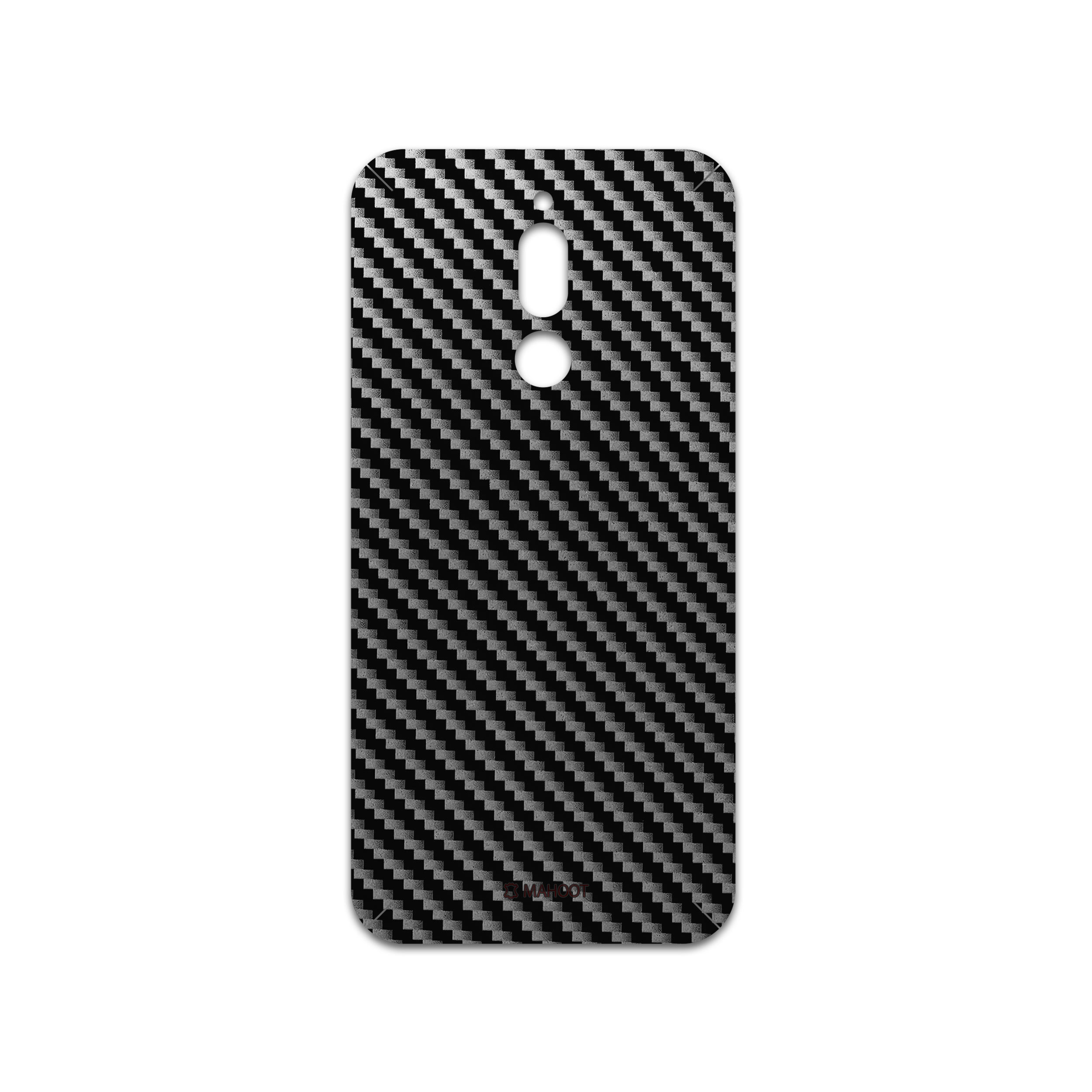 برچسب پوششی ماهوت مدل Glossy-Silver-Fiber مناسب برای گوشی موبایل شیائومی Redmi 8