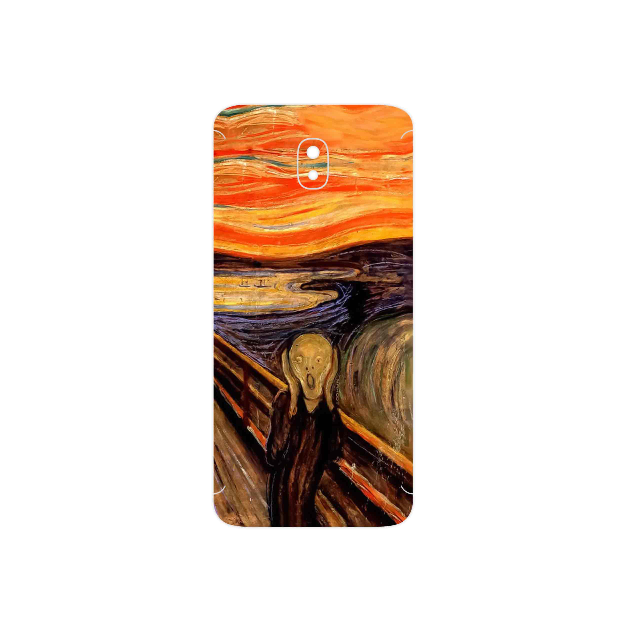 برچسب پوششی ماهوت مدل The Scream of Munch مناسب برای گوشی موبایل سامسونگ Galaxy J7 Pro
