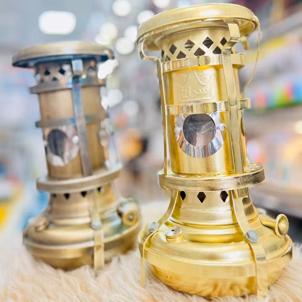 چراغ علاالدین دکوری طلایی و آنتیک یلدا(پس کرایه)