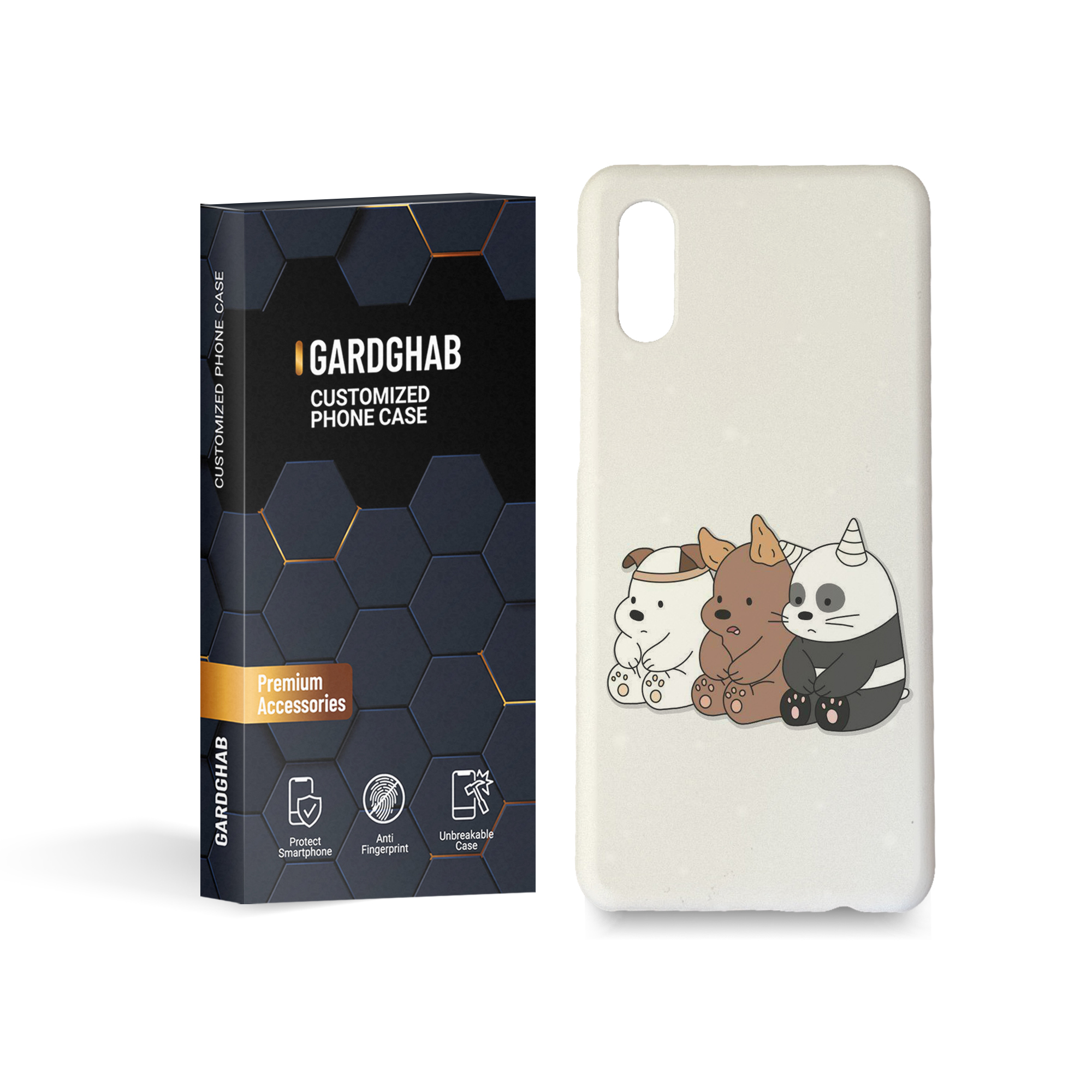 کاور گارد قاب مدل فانتزی مناسب برای گوشی موبایل سامسونگ Galaxy A02