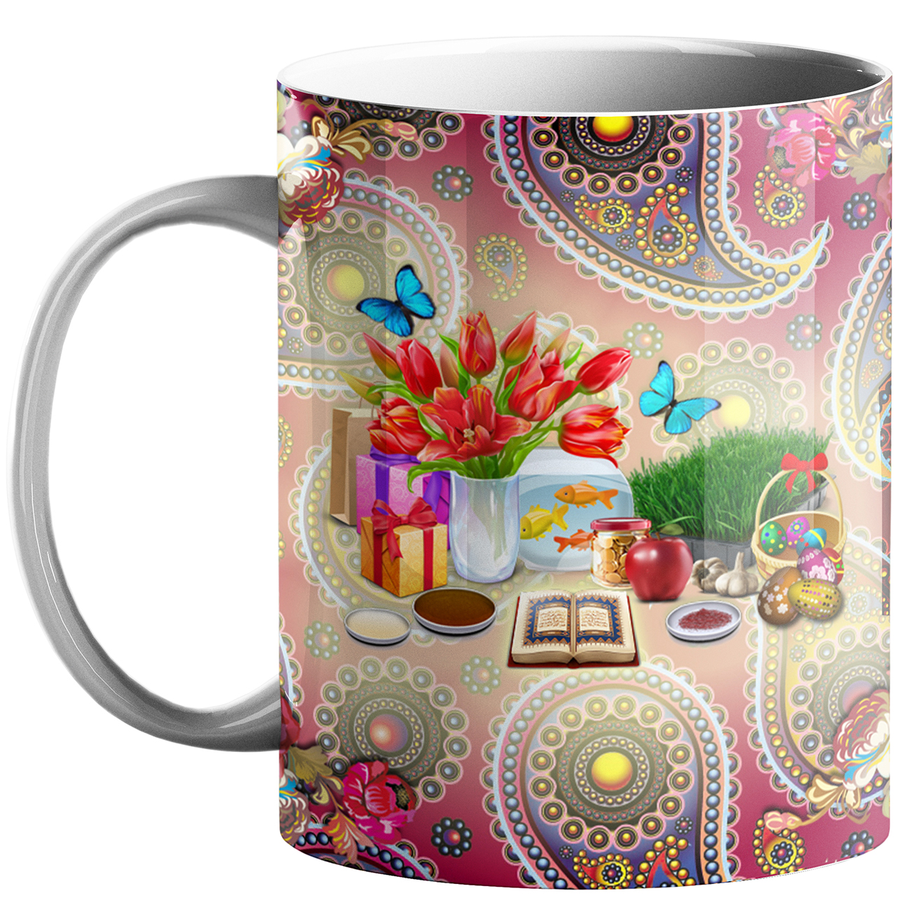 ماگ طرح عید نوروز کد n28