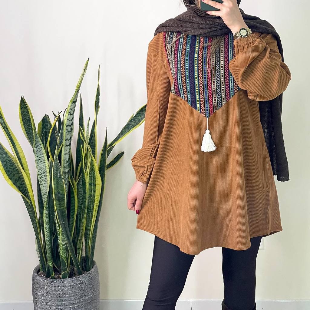مانتو کبریتی جلو بسته