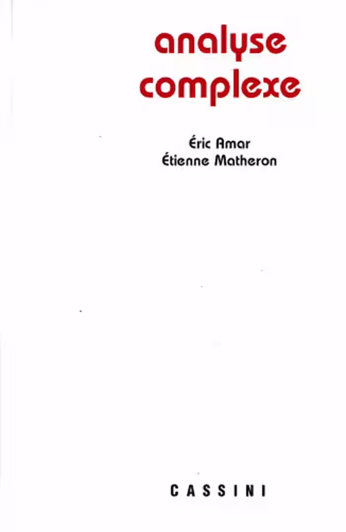 خرید و دانلود نسخه کامل کتاب Analyse complexe