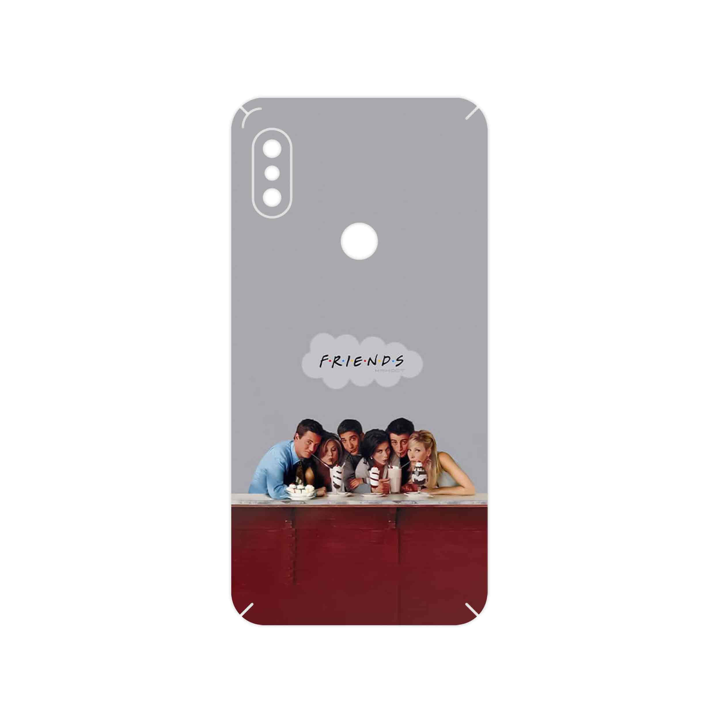 برچسب پوششی ماهوت مدل Friends 1 مناسب برای گوشی موبایل شیائومی Redmi Note 6 Pro