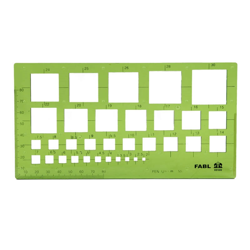 شابلون مربع FABL FB416