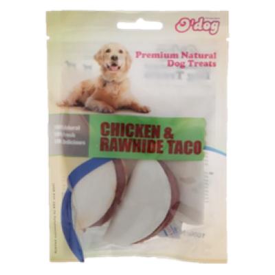 تشویقی سگ اوداگ با تاکوی مرغ و پوست خام Odog Dog Treat With chicken & rawhide taco