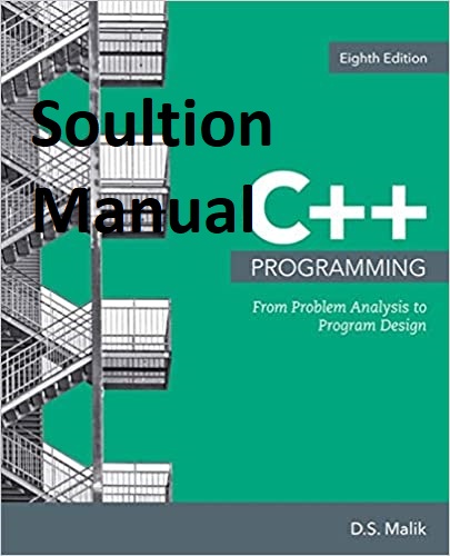 خرید و دانلود نسخه کامل کتاب [Soultion Manual] C   Programming: From Problem Analysis to Program Design (8th edition) - word