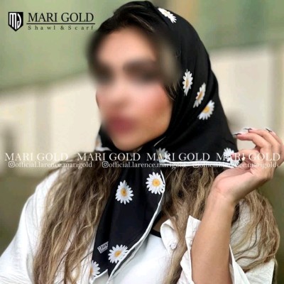 مینی اسکارف چاپی بابونه