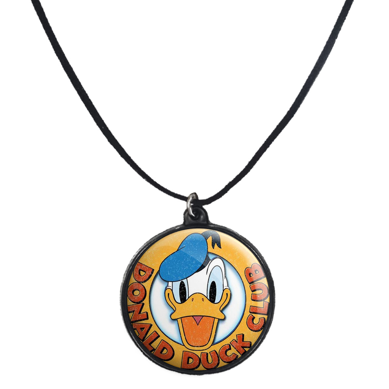 گردنبند پرمانه طرح میکی موس کد pmb.12815 مدل دو طرفه