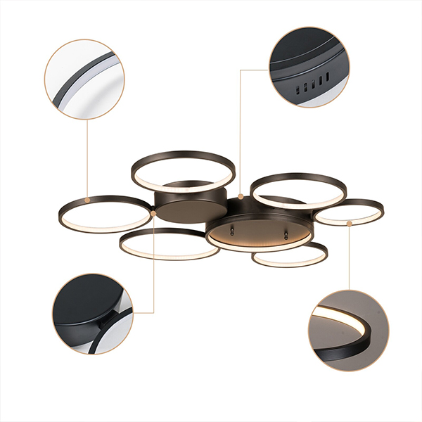 لوستر سقفی مدرن ملیک مدل Vera