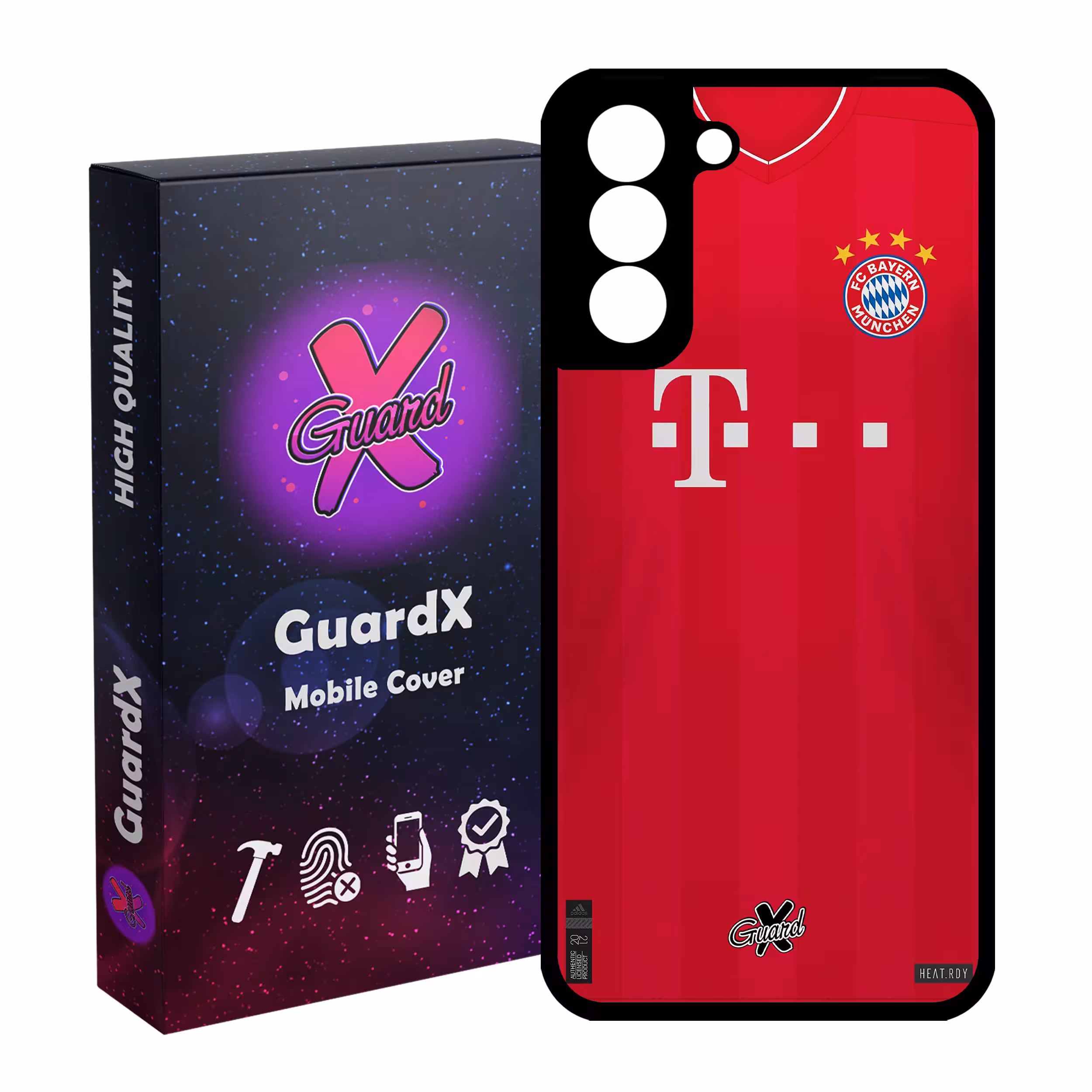 کاور گارد ایکس طرح بایرن مونیخ مدل Glass10231 مناسب برای گوشی موبایل سامسونگ Galaxy S21 FE