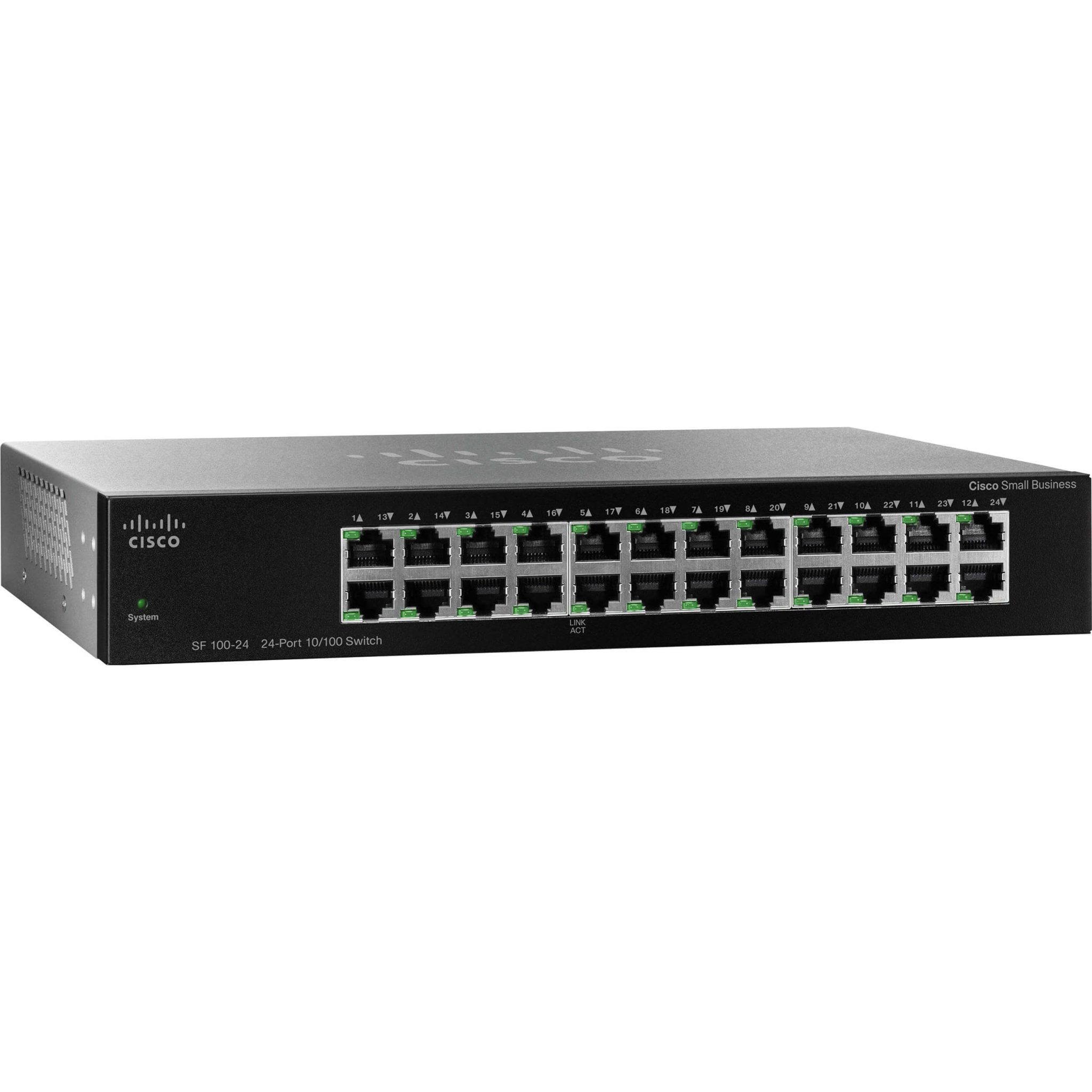 SF100-24 Cisco Small Business 10/100 24 Ports Ethernet - تکنو لینک 148