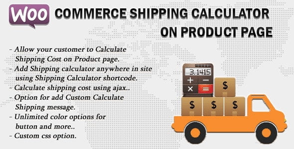 دانلود افزونه Woocommerce Shipping Calculator On Product Page