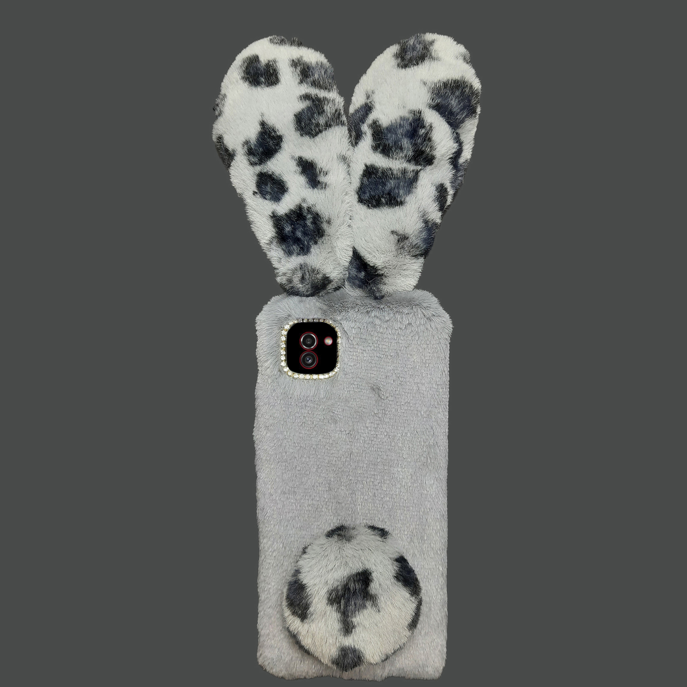 کاور مدل عروسکی طرح خرگوشی پلنگی مناسب برای گوشی موبایل سامسونگ Galaxy A03