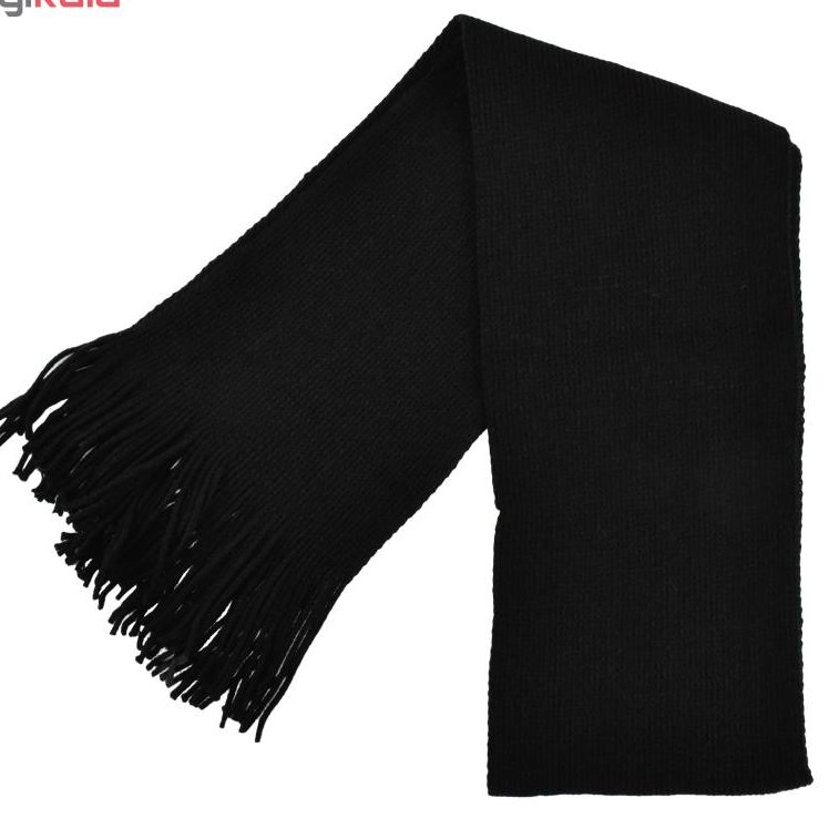 شال گردن مشکی اسپرت مردانه و زنانه 1/5 متری 