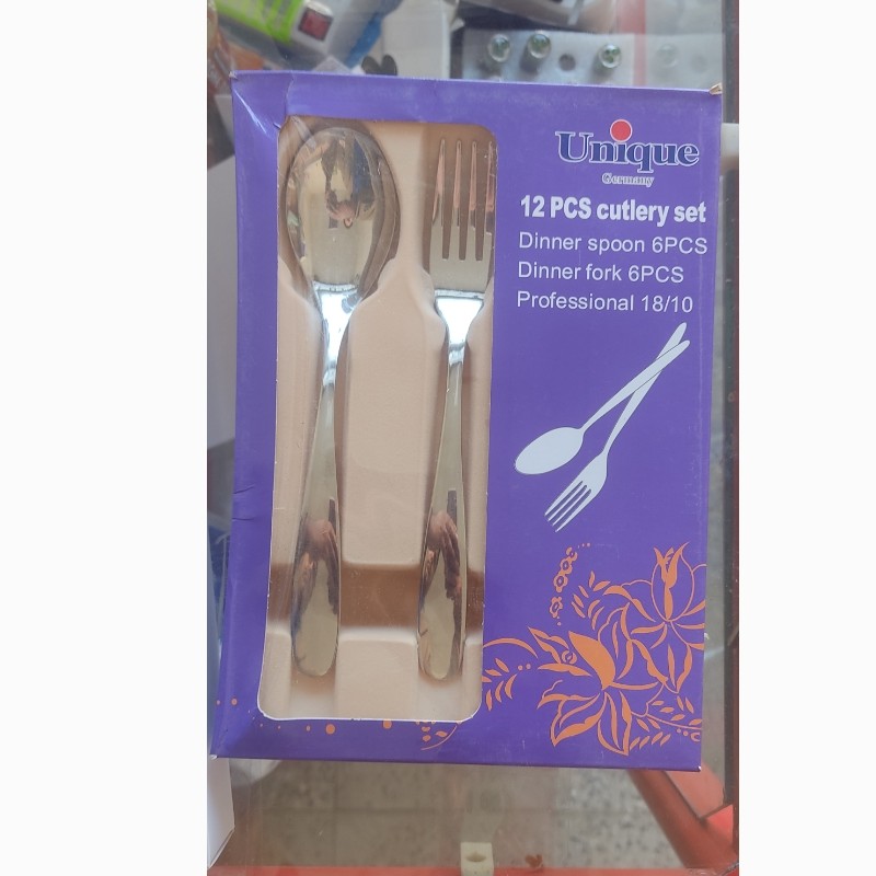 قاشق و چنگال یونیک مدل اروپایی