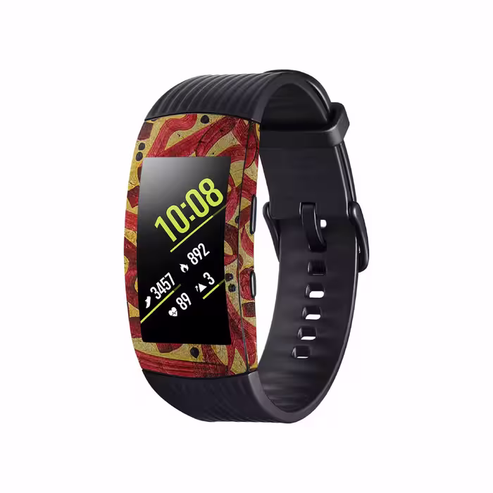 برچسب ماهوت طرح Nastaliq-6 مناسب برای ساعت هوشمند سامسونگ Galaxy Gear Fit 2 Pro