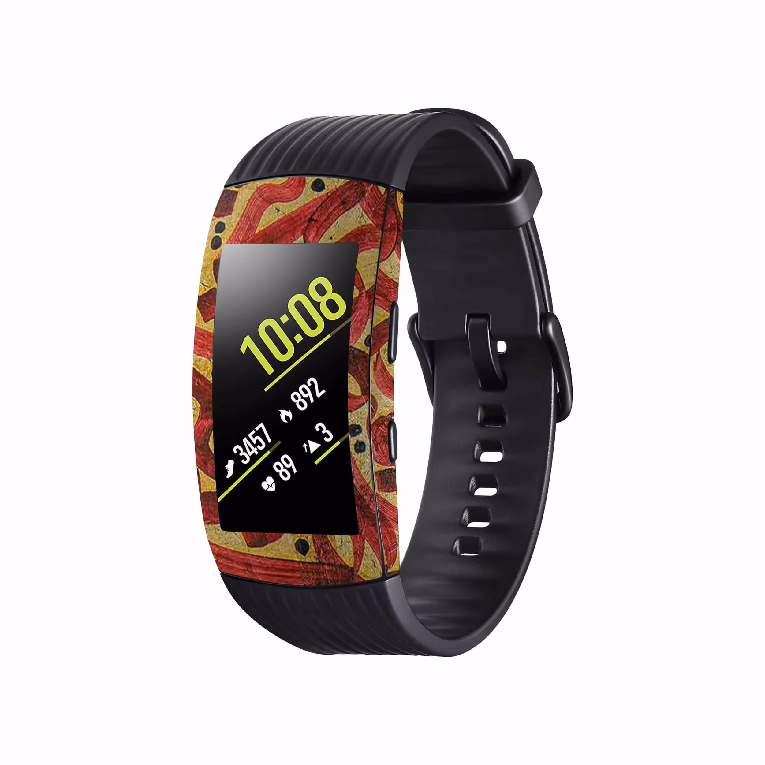 برچسب ماهوت طرح Nastaliq-6 مناسب برای ساعت هوشمند سامسونگ Galaxy Gear Fit 2 Pro