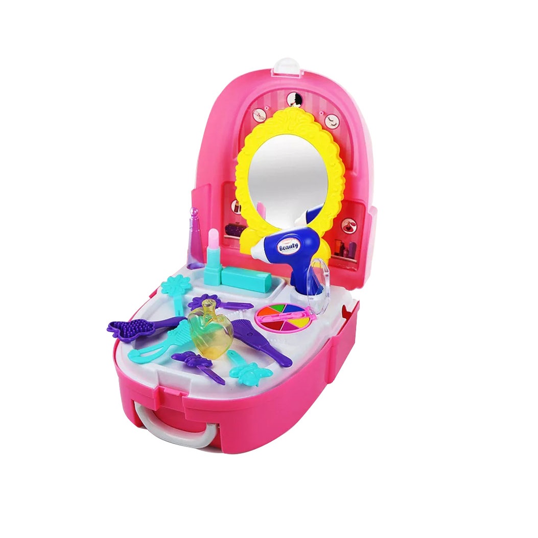 ست اسباب بازی لوازم آرایشی مدل کوله ‌پشتی 