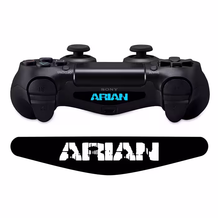 برچسب لایت بار دسته پلی استیشن 4 ونسونی طرح Arian