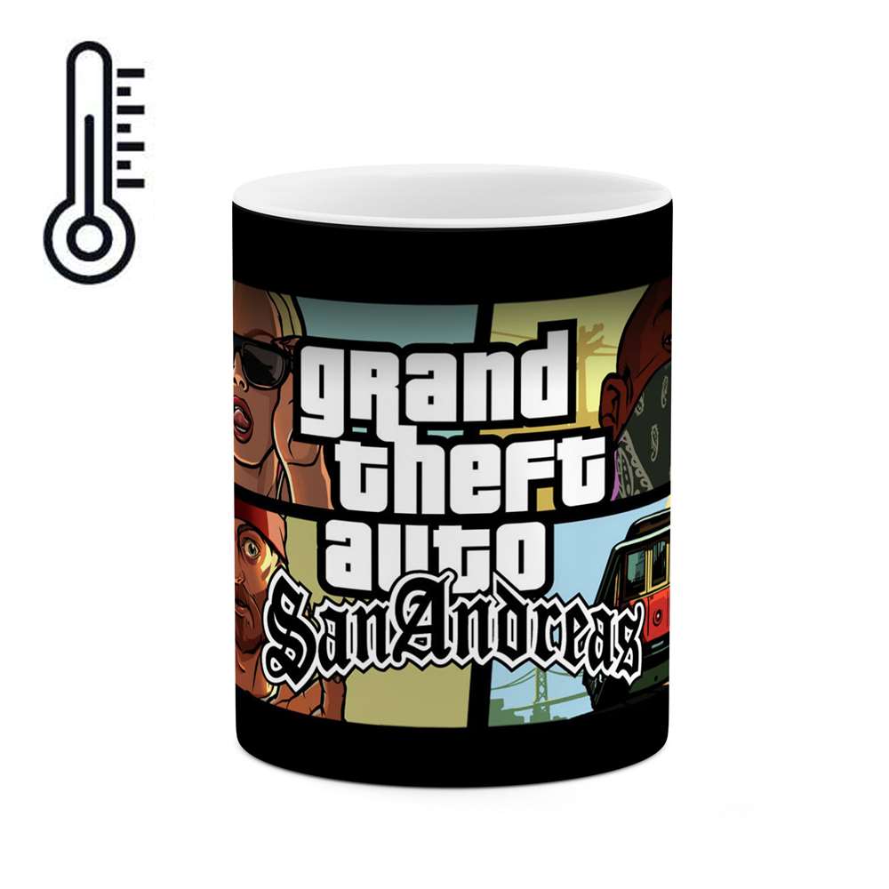 ماگ حرارتی طرح بازی gta  مدل mgph11154