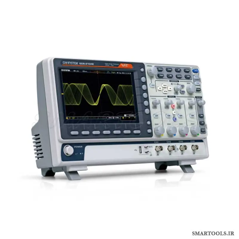 قیمت و خرید اسیلوسکوپ 100 مگاهرتز 4 کانال گودویل GW INSTEK GDS 2104E - اسمارت تولز