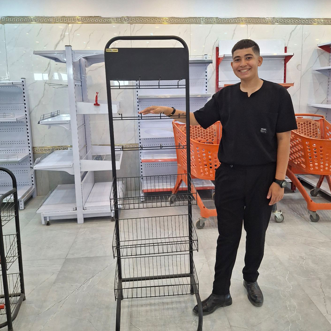 خرید و قیمت استند چند منظوره ثابت - قفسه‌بندی وکیلی