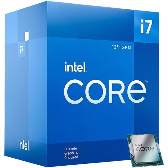 سی پی یو اینتل باکس Core i7-12700F CPU